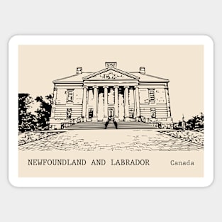 Newfoundland and Labrador Canada Sticker